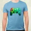 Neon kontroller v1 férfi póló