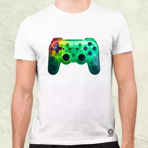 Neon kontroller v1 férfi póló