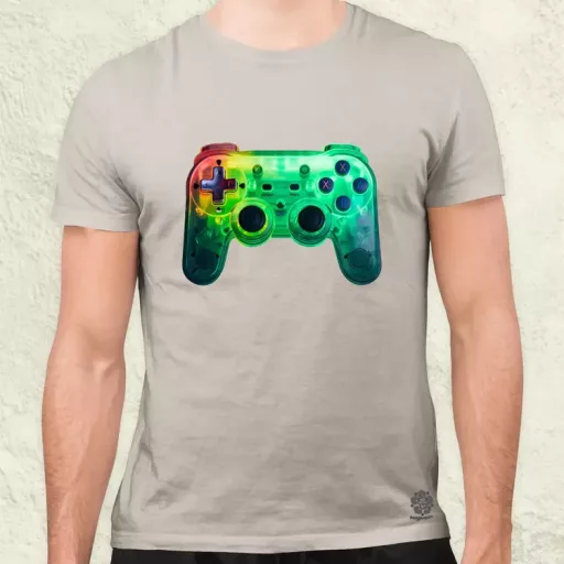 Neon kontroller v1 férfi póló