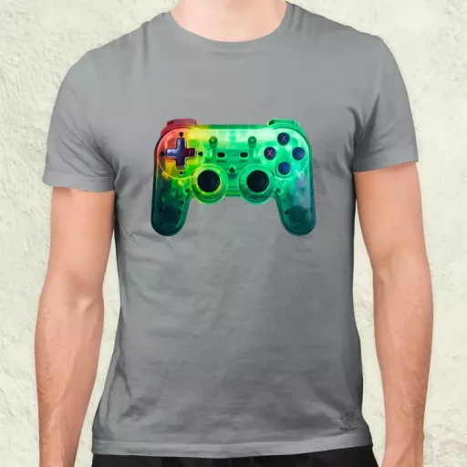 Neon kontroller v1 férfi póló