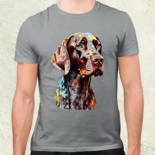 Rövidszőrű német vizsla v1 férfi póló