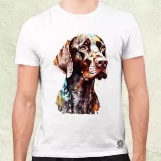 Rövidszőrű német vizsla v1 férfi póló