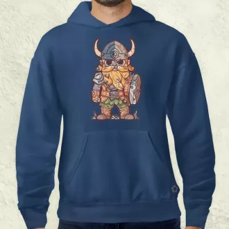 Színes viking vonalrajz férfi pulóver