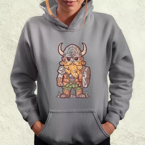 Színes viking vonalrajz női pulóver