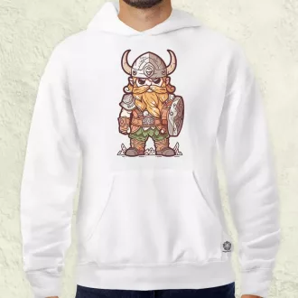 Színes viking vonalrajz férfi pulóver