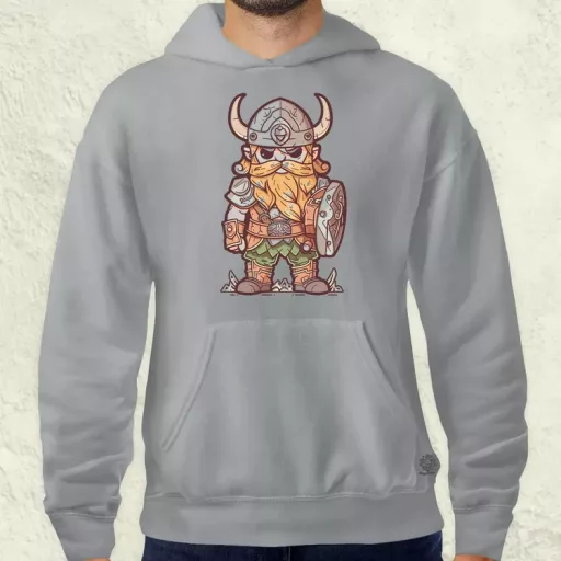 Színes viking vonalrajz férfi pulóver