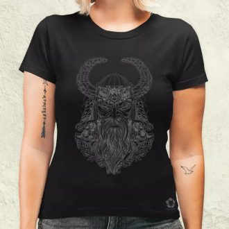 Viking vonalrajz női póló