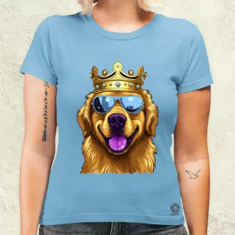 Király Golden Retriever v2 női póló