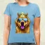 Király Golden Retriever v2 női póló