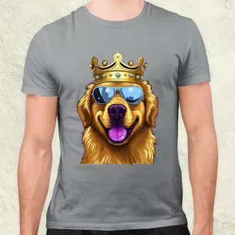 Király Golden Retriever v2 férfi póló