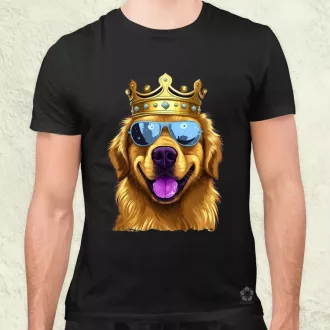 Király Golden Retriever v2 férfi póló