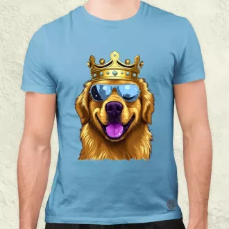 Király Golden Retriever v2 férfi póló