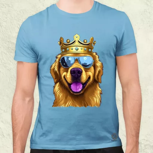 Király Golden Retriever v2 férfi póló