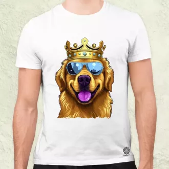 Király Golden Retriever v2 férfi póló