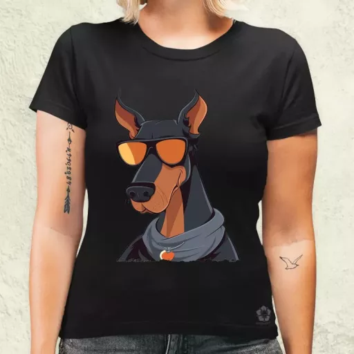 Laza Dobermann v1 női póló
