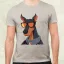 Laza Dobermann v1 férfi póló