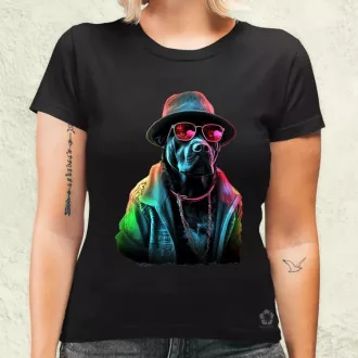 Neon gengszter kutya női póló