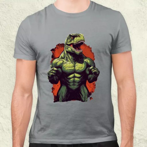 Testépítő T-rex v1 férfi póló