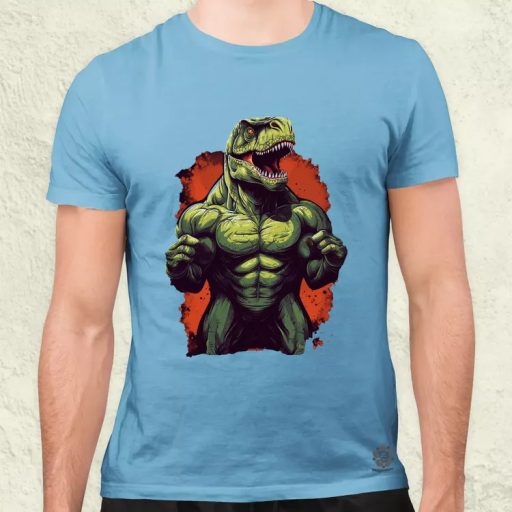 Testépítő T-rex v1 férfi póló