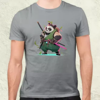 Chibi panda szamuráj v1 férfi póló