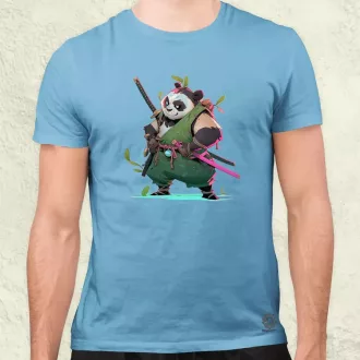 Chibi panda szamuráj v1 férfi póló