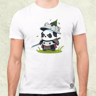Chibi panda szamuráj v5 férfi póló