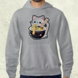 Kawaii rámen cica v3 férfi pulóver