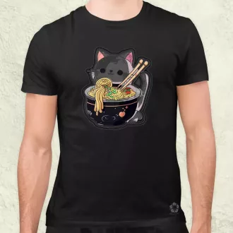 Kawaii rámen cica v3 férfi póló