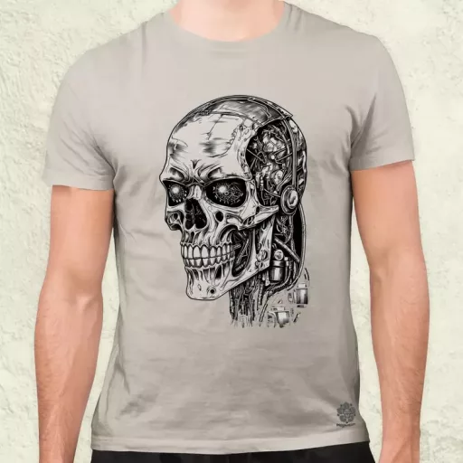 T-800 profil férfi póló