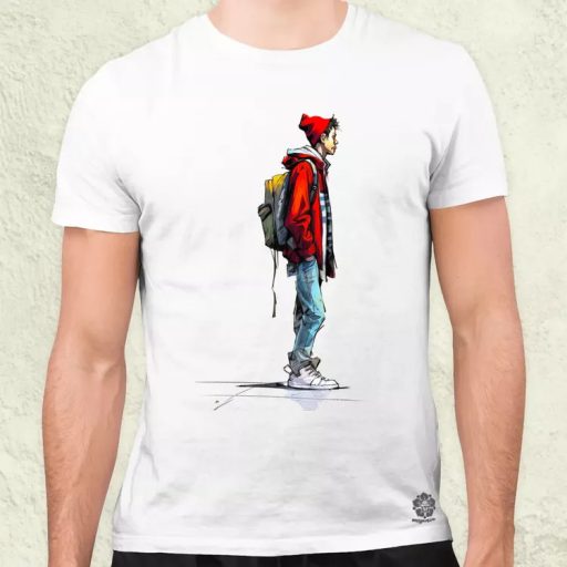 Képregény művészet v2 férfi póló