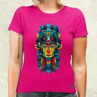 Pszichedelikus totem maszk v1 női póló