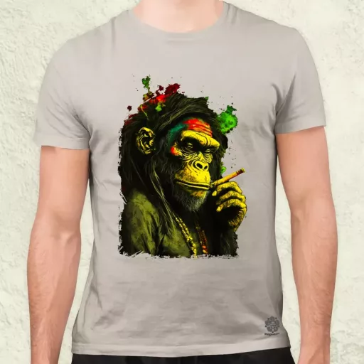Reggae majom v3 férfi póló