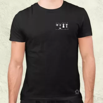 Macska Beatles zseb v1 férfi póló