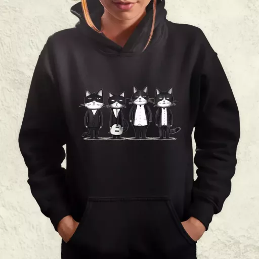 Macska Beatles v1 női pulóver