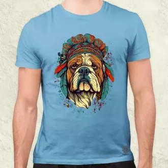 Indián bulldog v1 férfi póló