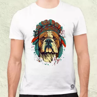Indián bulldog v1 férfi póló