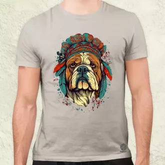 Indián bulldog v1 férfi póló