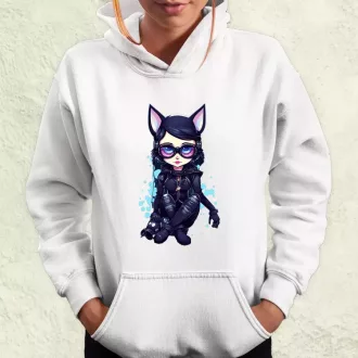 Kawaii macskalány v1 női pulóver