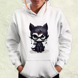 Kawaii macskalány v2 női pulóver