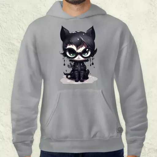 Kawaii macskalány v2 férfi pulóver