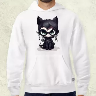 Kawaii macskalány v2 férfi pulóver
