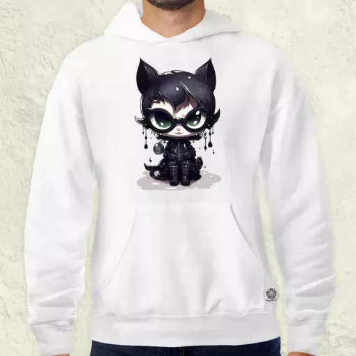 Kawaii macskalány v2 férfi pulóver