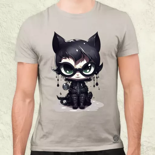 Kawaii macskalány v2 férfi póló