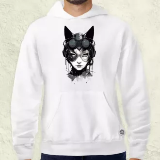 Kawaii macskalány v3 férfi pulóver