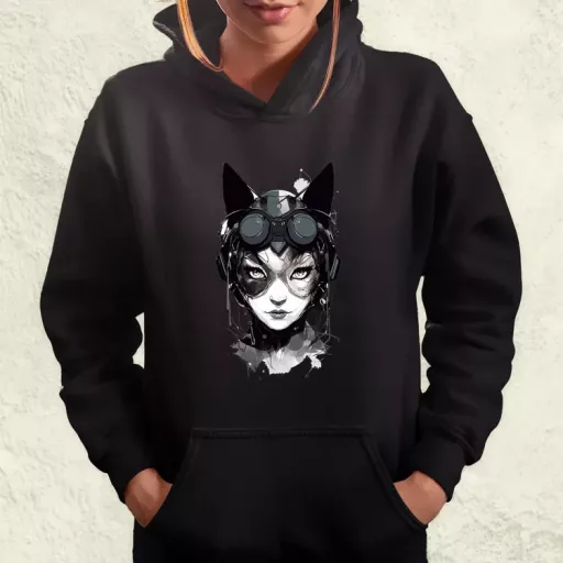 Kawaii macskalány v3 női pulóver