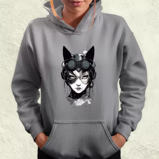 Kawaii macskalány v3 női pulóver