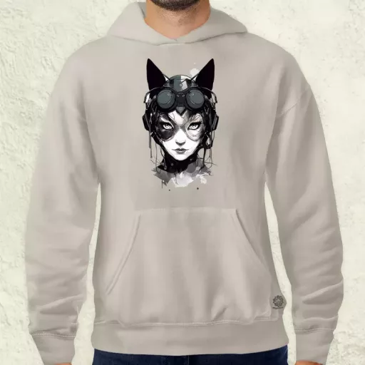 Kawaii macskalány v3 férfi pulóver