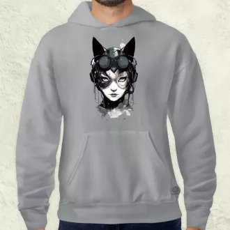 Kawaii macskalány v3 férfi pulóver