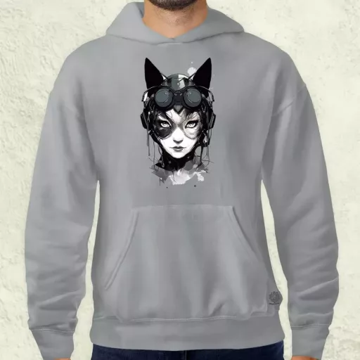 Kawaii macskalány v3 férfi pulóver
