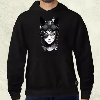 Kawaii macskalány v3 férfi pulóver